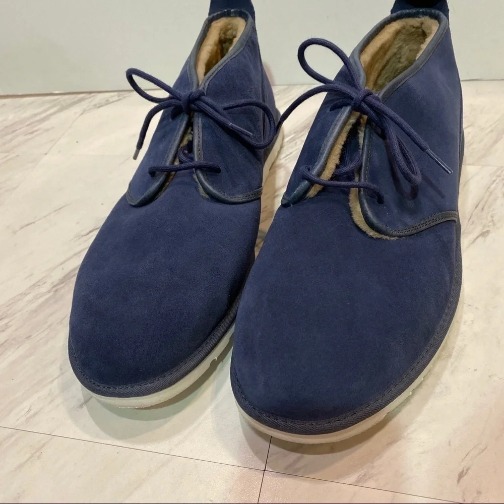 UGG Men’s Maksim Blue Chukka Lace Up Shoes 18
